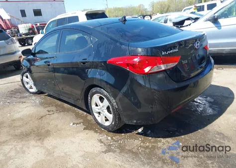 2013 Hyundai Elantra Gls z USA, uszkodzony, nr VIN 5NPDH4AE0DH311710